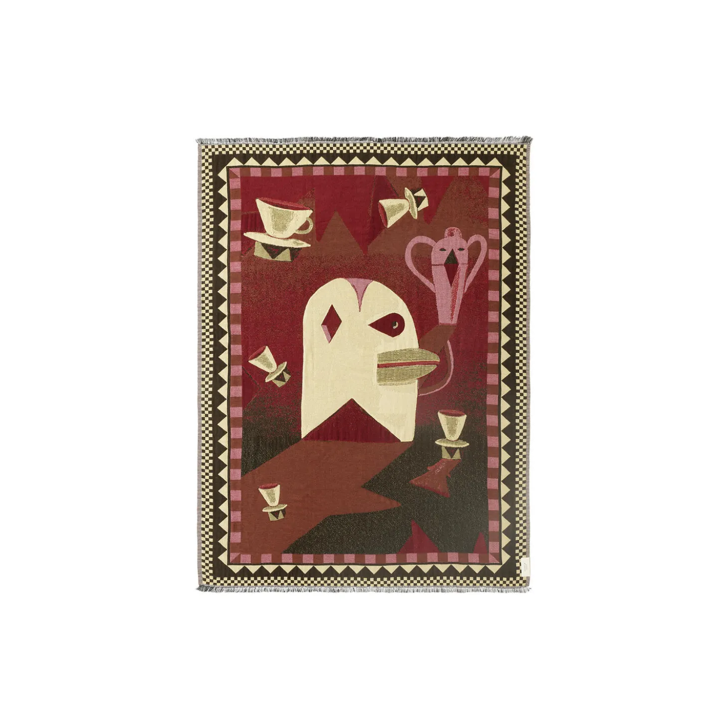 The Moor AP18 Rug, red heather