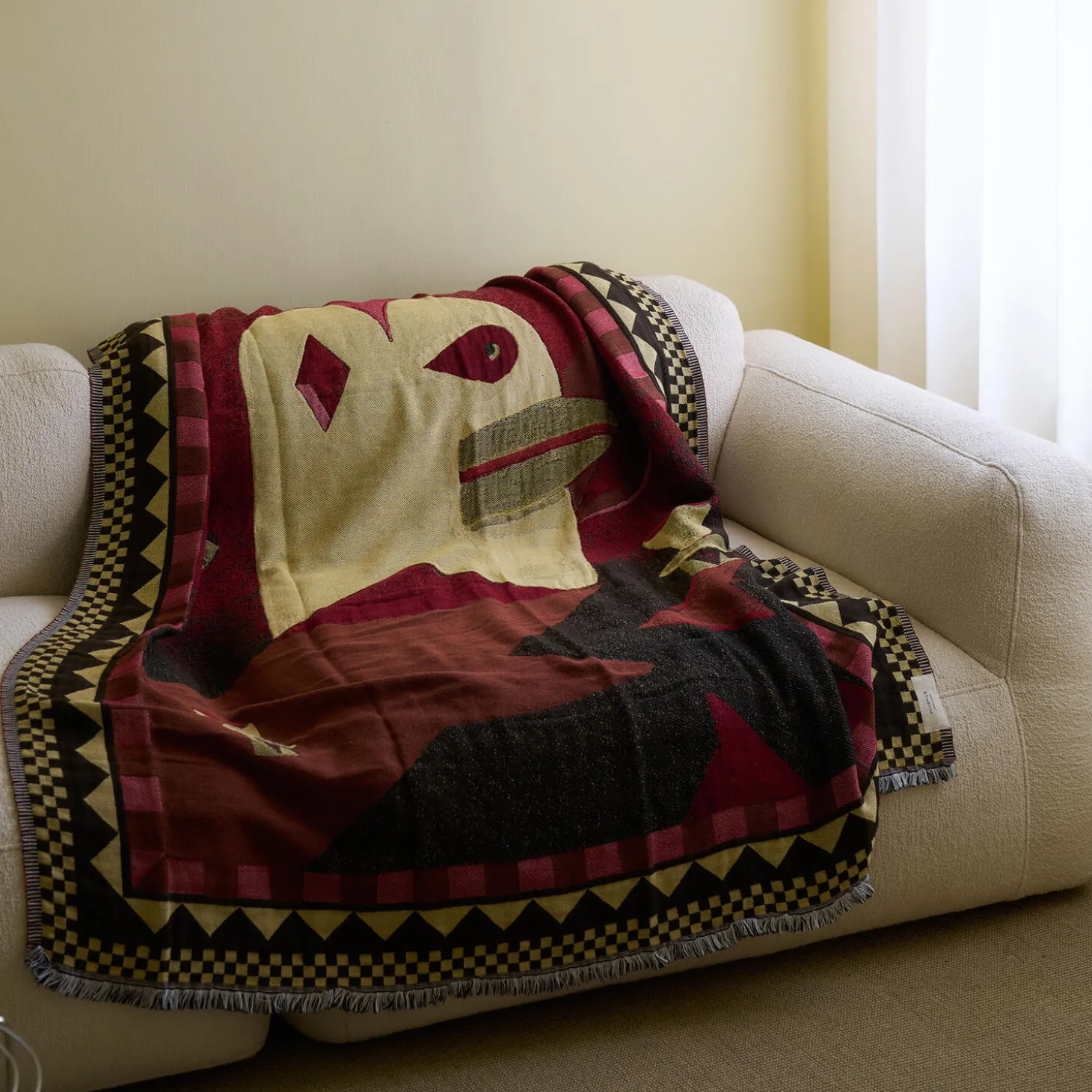 The Moor AP18 Rug, red heather