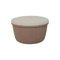 The Pouf, earth/taupe