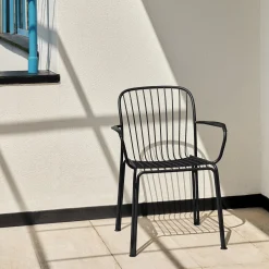 Thorvald SC95 Outdoor Armchair, warm black