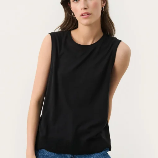 TinemariePW Waistcoat, black