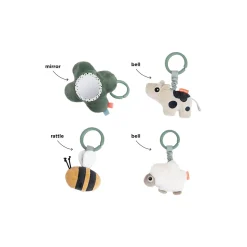 Tiny Farm aktivitets legetæppe, green