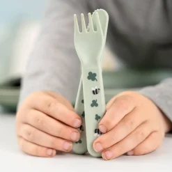 Tiny Farm foodie spisesæt m/sugekop, green