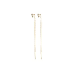 TITIANA Crystal Øreringe, gold plated