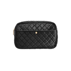 Toilettaske large, black velvet