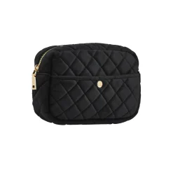 Toilettaske medium, black velvet