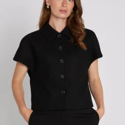 Tona waist coat, black