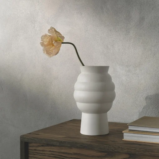 Tortus Archie vase No 2, white