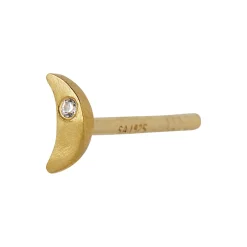 Tout Petit Bella Moon Earring Single, gold