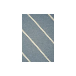 Tæppe VK-2, lys bå/hvid