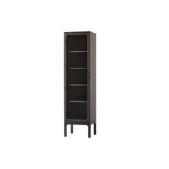 Trace SC87 vitrineskab, dark stained oak