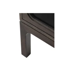 Trace SC87 vitrineskab, dark stained oak