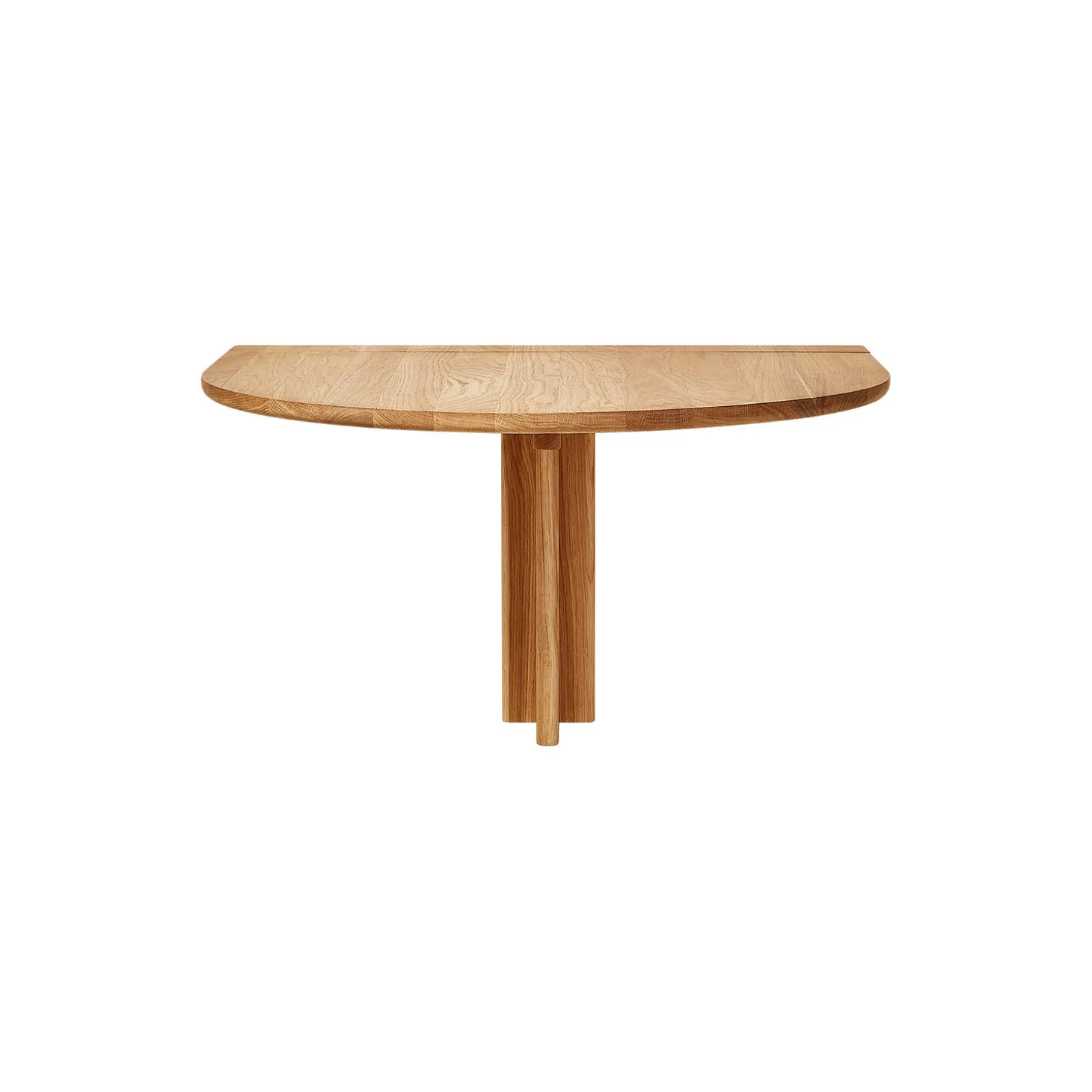 Trefoil Folding Wall Table, oak