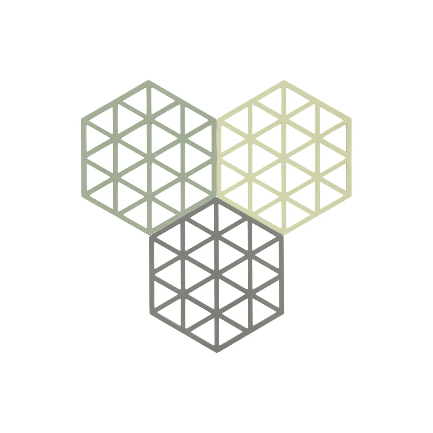 Triangles bordskåner, rosemary/matcha/olive taupe