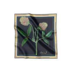 Trifolium silketørklæde, navy blue/golden sand
