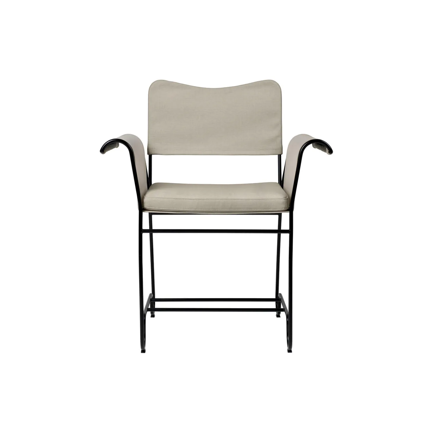 Tropique Dining Chair without Fringes, Udine Limonta 12/classic black