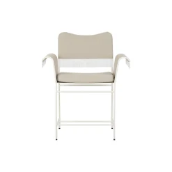Tropique Dining Chair with Fringes, Leslie Limonta 12/classic white semi matt