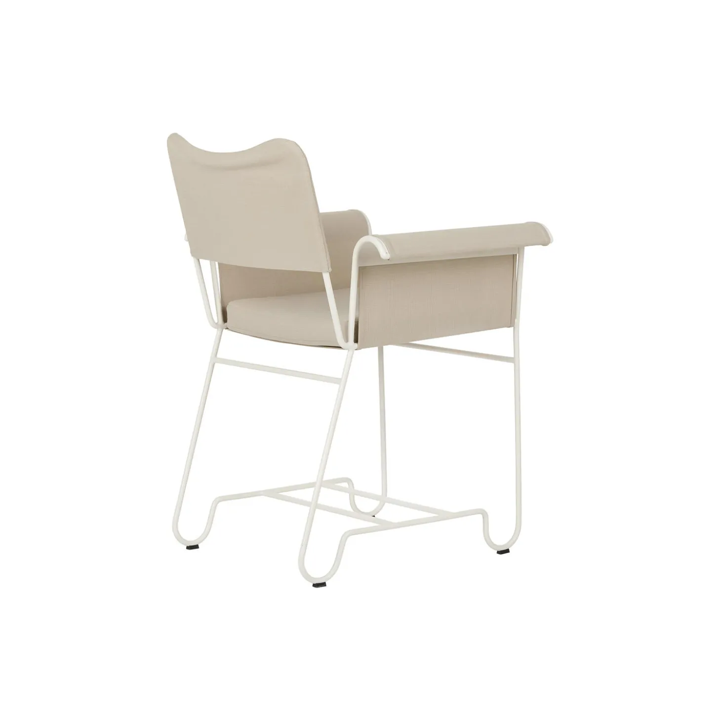 Tropique Dining Chair without Fringes, Udine Limonta 12/classic white