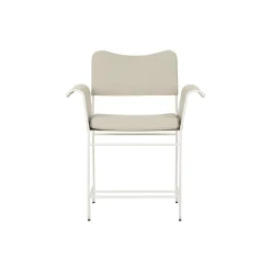 Tropique Dining Chair without Fringes, Leslie Limonta 12/classic white semi matt