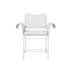 Tropique Dining Chair with Fringes, Udine Limonta 06/classic white