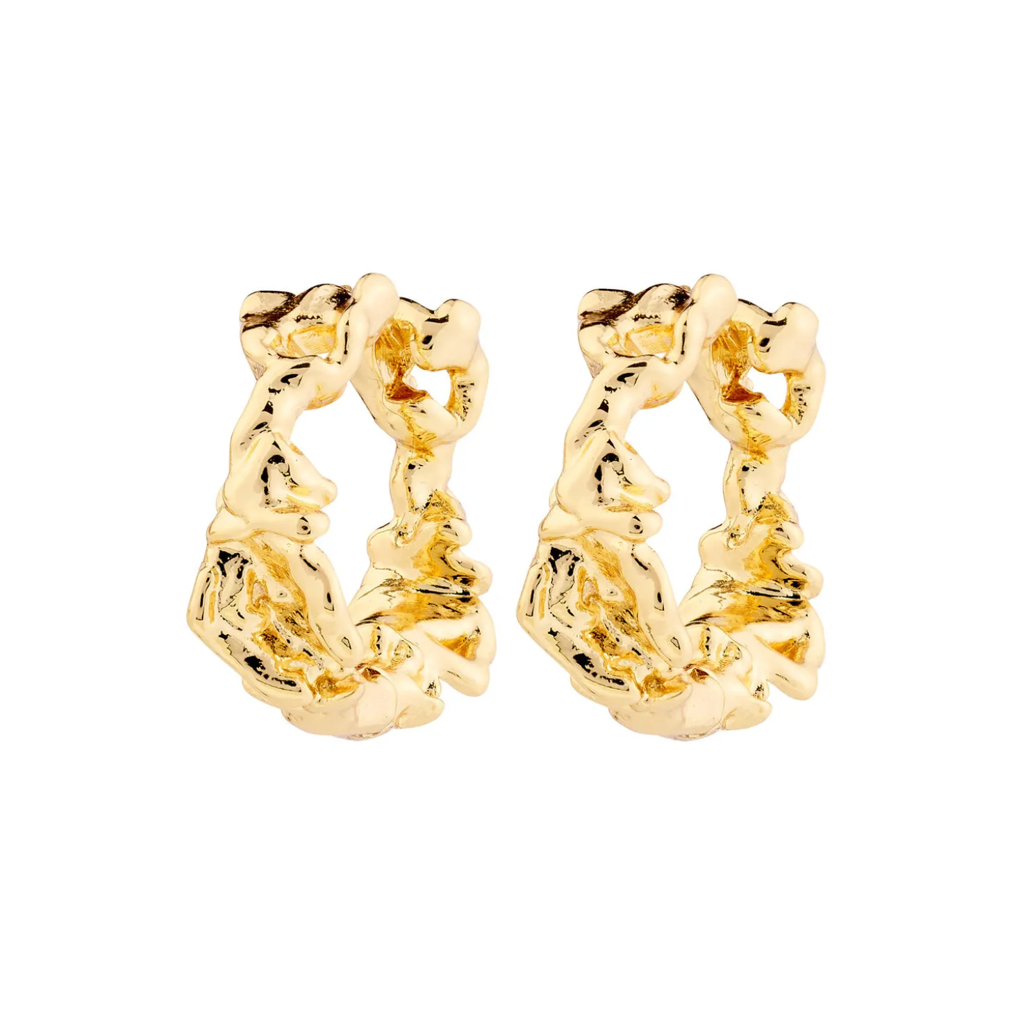 TRUST Øreringe Medium, gold plated