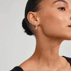 TRUST Øreringe Medium, gold plated