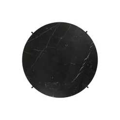 TS Coffee Table Ø80, black marquina marble