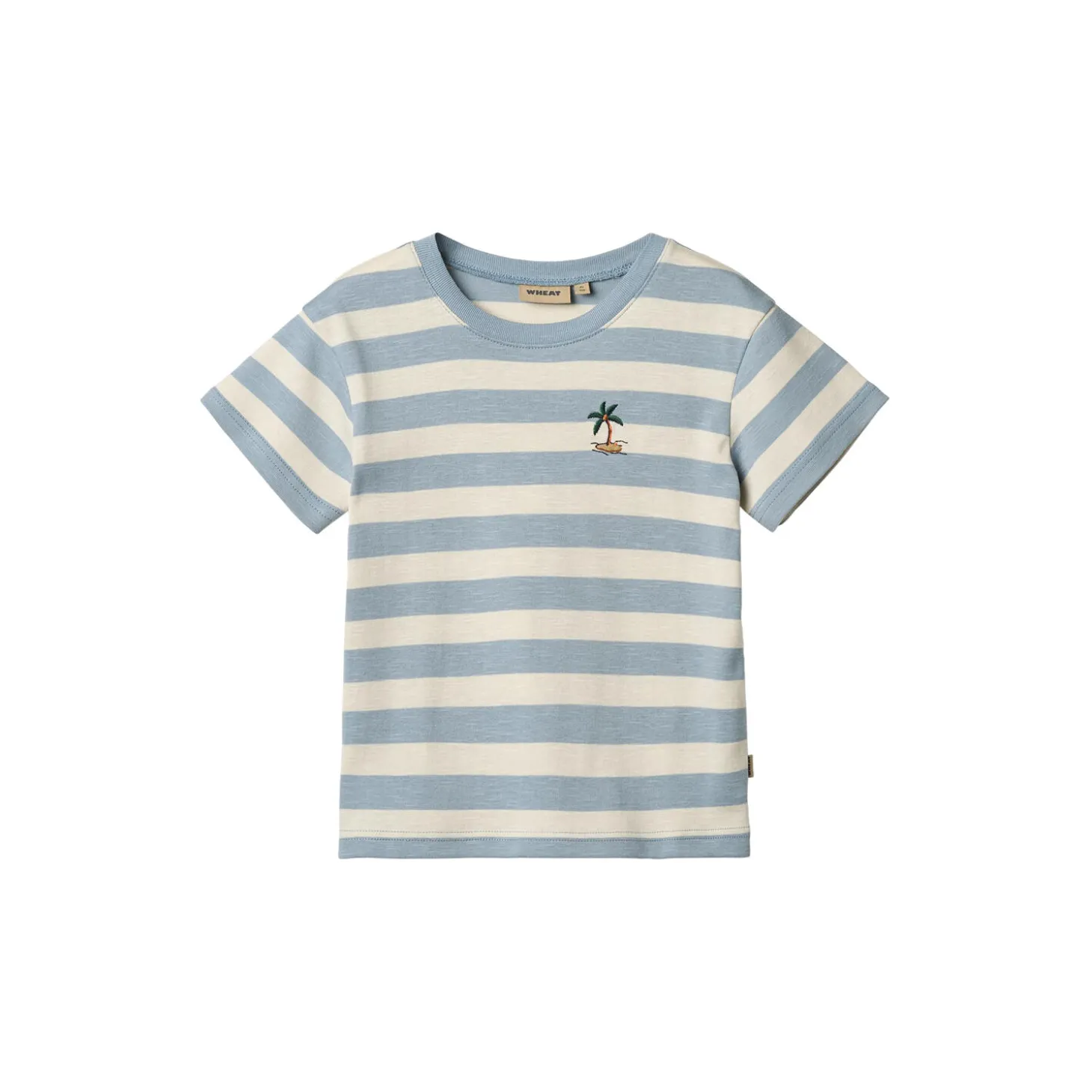 T-Shirt Liam, 9420 calm blue stripe