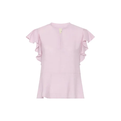 Tuea top, sheer lilac
