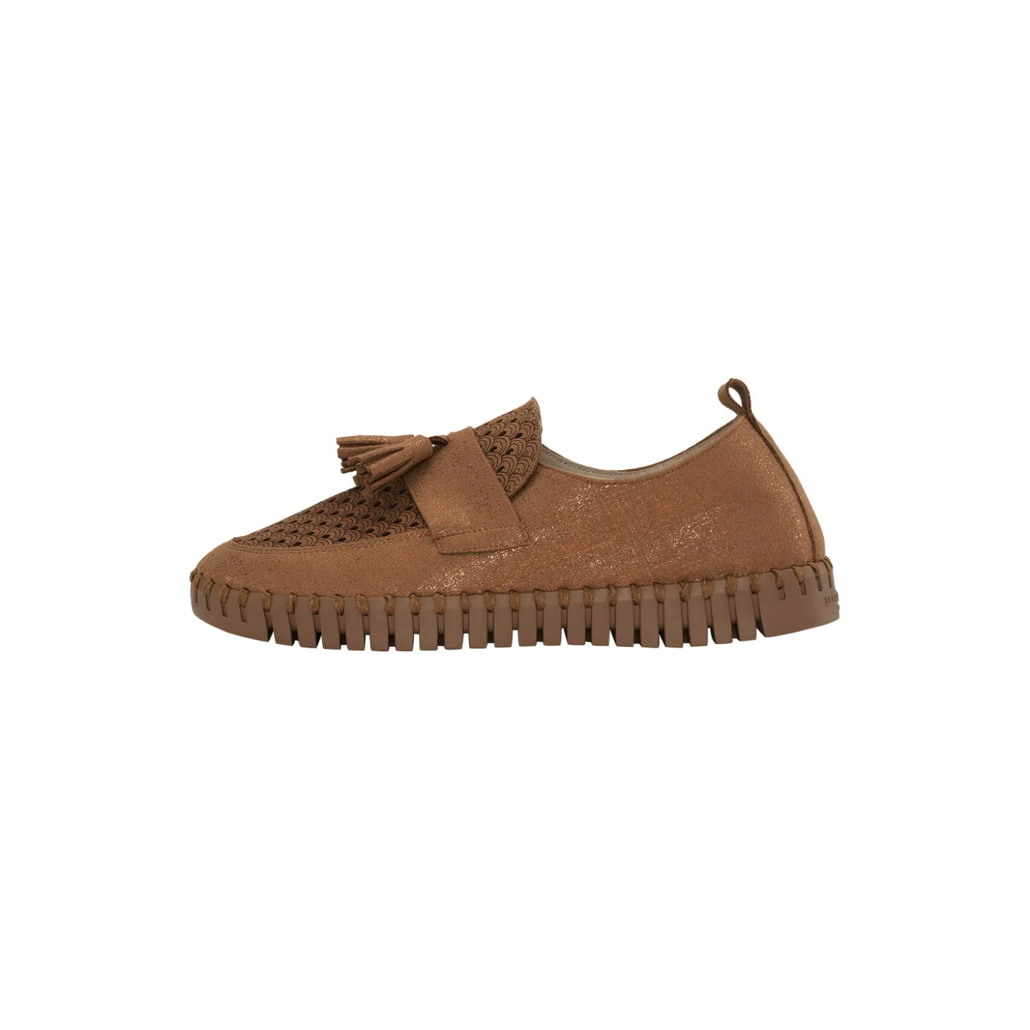 Tulip Loafer Tassel, nougat tannin