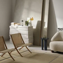 Tung JA3 Side Table, steel blue