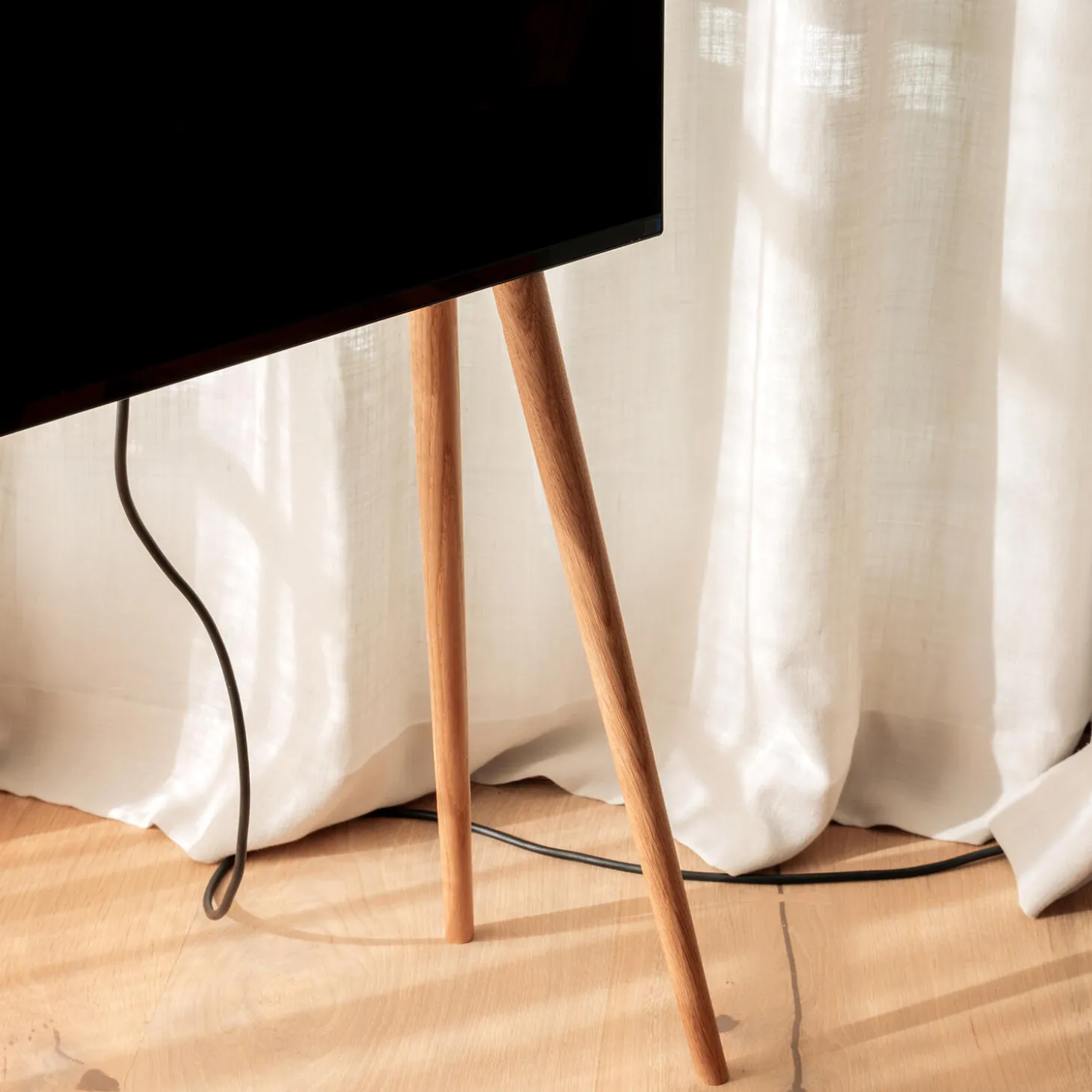 TV-stativ 42''-55'', oak