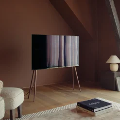 TV-stativ 42''-55'', walnut