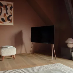 TV-stativ XL 55''-77'', walnut