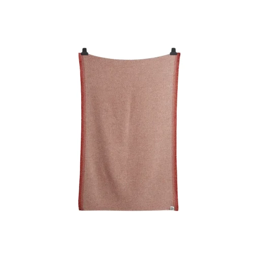 UNA Half Size Throw, light red
