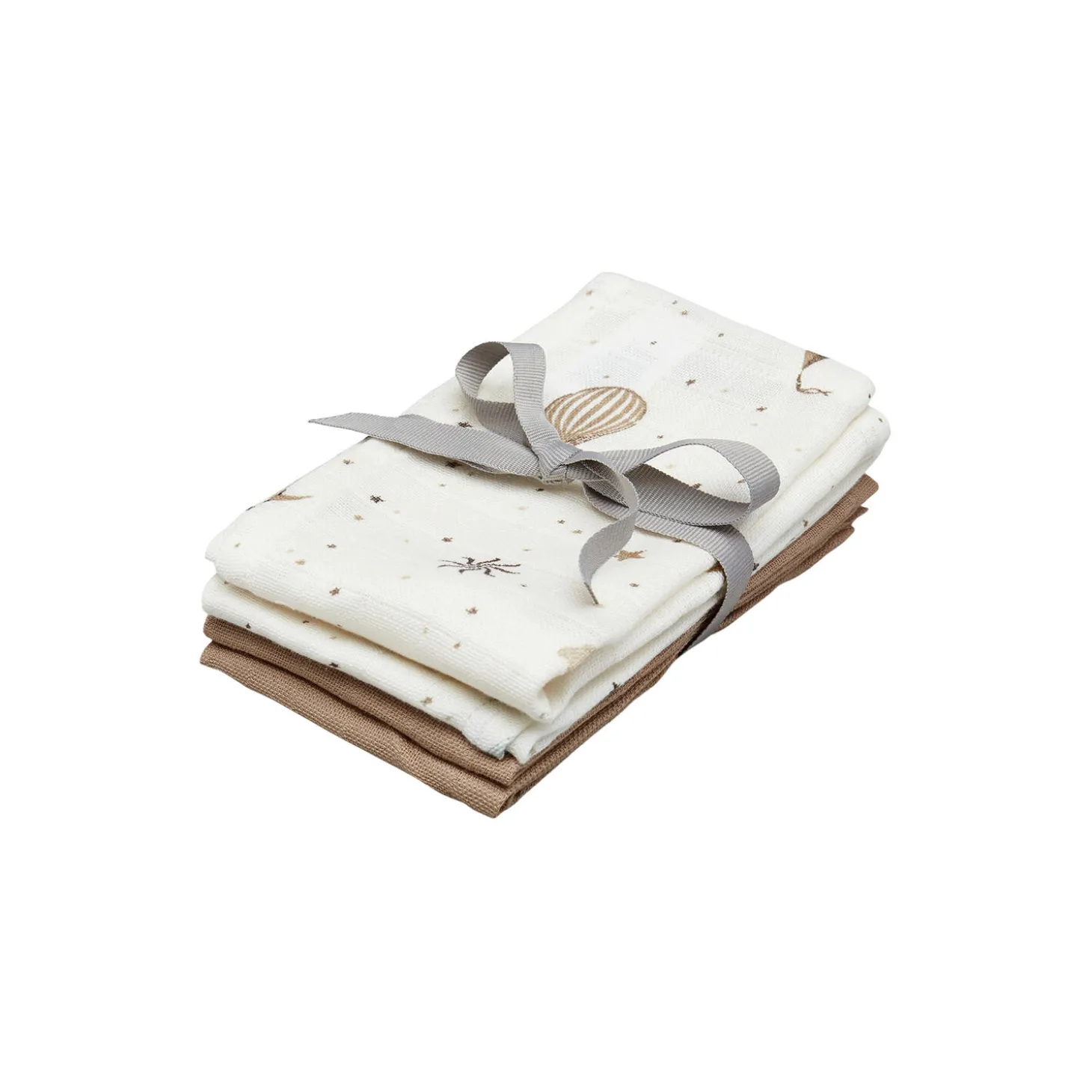 Vaskeklude 4-pak, mix dreamland/camel