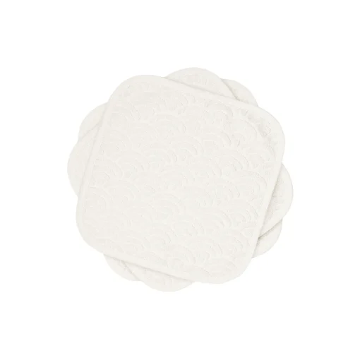 Vaskeklude 3-pak, off-white