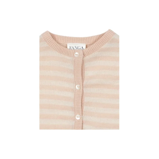 Venti Knit Cardigan, cameo rose