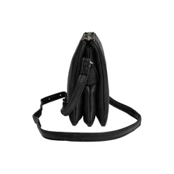 VeraMBG Crossbody Bag Grain, black w/gold