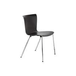 Vico Duo™ VM110 spisebordsstol, sortmalet ask/krom