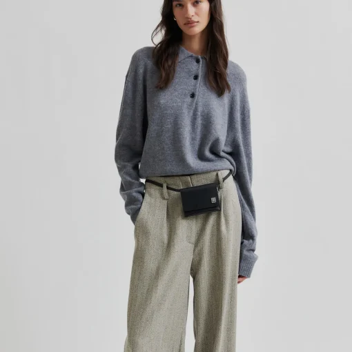 Vilena Knit LS, grey melange
