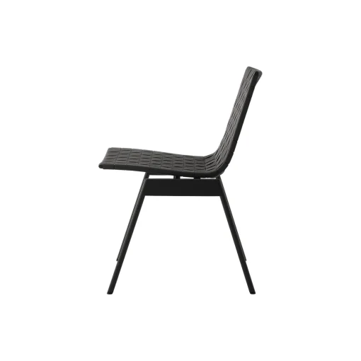 Ville AV33 Outdoor Side Chair, warm black