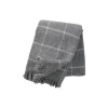 Vinga uld plaid, light grey