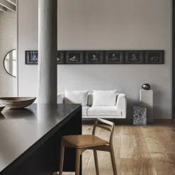 VIPP484 Cabin counterstol, lys eg/sand