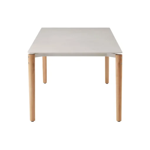 Vipp718 Open-Air Table, teak/light grey