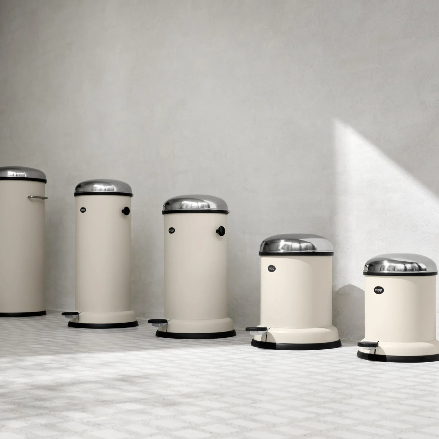 VIPP14 pedalspand, beige