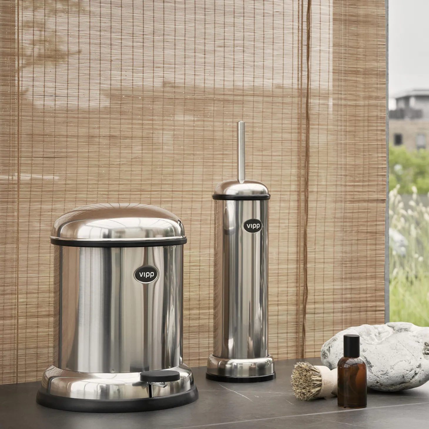 VIPP14 pedalspand, rustfrit stål