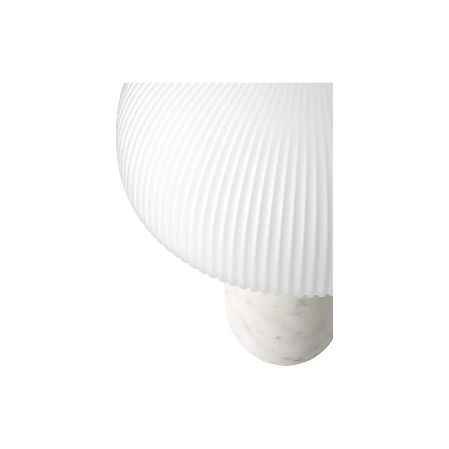 VIPP591 Sculpture bordlampe lille, hvid