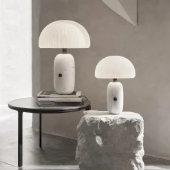 VIPP591 Sculpture bordlampe lille, hvid