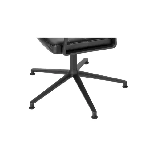 VIPP453 Swivel+ Chair with Gliders, black/black